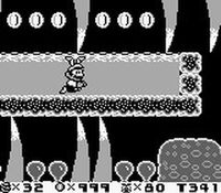 une photo d'Ã©cran de Super Mario Land 2 sur Nintendo Game Boy